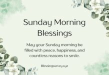 Sunday Morning Blessings Sunday Morning Blessings